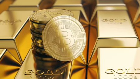 Or et les cryptomonnaies : une comparaison entre valeurs refuges et symboles de rébellion financière